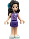 Minifig No: frnd0283 Name: Friends Emma - Dark Purple Skirt, Medium Lavender Top, Light Aqua Shoes, Medium Azure Bow Minifig No: frnd0283 Name: Friends Emma - Dark Purple Skirt, Medium Lavender Top, Light Aqua Shoes, Medium Azure Bow