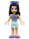 Minifig No: frnd0333 Name: Friends Emma - Light Aqua Layered Skirt, Light Aqua and Bright Pink Scallop Top, Sunglasses Minifig No: frnd0333 Name: Friends Emma - Light Aqua Layered Skirt, Light Aqua and Bright Pink Scallop Top, Sunglasses