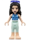 Minifig No: frnd0382 Name: Friends Emma - Light Aqua Trousers, Blue Top, White Sandals, Sunglasses Minifig No: frnd0382 Name: Friends Emma - Light Aqua Trousers, Blue Top, White Sandals, Sunglasses