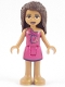 Minifig No: frnd0412 Name: Friends Andrea - Magenta Dress Minifig No: frnd0412 Name: Friends Andrea - Magenta Dress