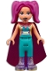 Minifig No: frnd0466  Name: Friends Camila - Dark Turquoise Trousers, Dark Purple Boots