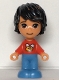 Minifig No: frnd0470  Name: Friends Kevin - Micro Doll