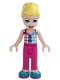 Minifig No: frnd0472  Name: Friends Stephanie - White Diamonds Face Paint