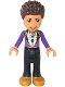 Minifig No: frnd0473  Name: Friends River - Dark Purple Jacket