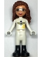 Minifig No: frnd0498  Name: Friends Olivia (Nougat) - White Bee Suit and Black Boots