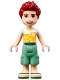 Minifig No: frnd0507 Name: Friends Daniel - White Flower T-Shirt, Sand Green Cropped Trousers Minifig No: frnd0507 Name: Friends Daniel - White Flower T-Shirt, Sand Green Cropped Trousers