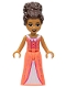 Minifig No: frnd0535  Name: Friends Andrea - Coral Dress and Updo