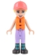 Minifig No: frnd0545 Name: Friends Stephanie - Lavender Sailing Outfit, Coral Cap, Orange Life Jacket Minifig No: frnd0545 Name: Friends Stephanie - Lavender Sailing Outfit, Coral Cap, Orange Life Jacket