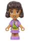 Minifig No: frnd0580  Name: Friends Alba - Micro Doll, Medium Lavender Dress