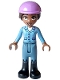 Minifig No: frnd0633 Name: Friends Aliya - Bright Light Blue Jacket, Sand Blue Trousers, Black Boots, Medium Lavender Horse Riding Helmet Minifig No: frnd0633 Name: Friends Aliya - Bright Light Blue Jacket, Sand Blue Trousers, Black Boots, Medium Lavender Horse Riding Helmet