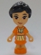Minifig No: frnd0674  Name: Friends Victoria - Micro Doll, Orange Dress
