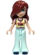 Minifig No: frnd0678  Name: Friends Paisley - Bright Light Yellow and Medium Lavender Tank Top, Light Aqua Trousers Bell-Bottoms, Dark Blue Shoes
