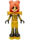 Minifig No: frnd0707  Name: Friends Ley-La (Paisley Persona) - Pearl Gold Shoulder Pads, Black Boots, Platform Soles