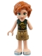 Minifig No: frnd0711 Name: Friends Autumn - Dark Green Top with Mushrooms. Dark Tan Shorts, Metallic Light Blue Sandals Minifig No: frnd0711 Name: Friends Autumn - Dark Green Top with Mushrooms. Dark Tan Shorts, Metallic Light Blue Sandals