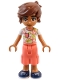 Minifig No: frnd0712 Name: Friends Leo - White Shirt with Coral Flowers, Coral Cropped Trousers, Dark Blue Shoes Minifig No: frnd0712 Name: Friends Leo - White Shirt with Coral Flowers, Coral Cropped Trousers, Dark Blue Shoes