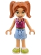 Minifig No: frnd0715  Name: Friends Candi - Magenta Tank Top