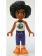 Minifig No: frnd0758 Name: Friends Jamila - White Sleeveless Top with Tent, Dark Purple Trousers, Orange Shoes Minifig No: frnd0758 Name: Friends Jamila - White Sleeveless Top with Tent, Dark Purple Trousers, Orange Shoes