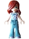 Minifig No: frnd0800  Name: Friends Paisley - Bright Pink Tank Top, Sand Blue Trousers Bell-Bottoms, Medium Lavender Shoes