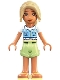 Minifig No: frnd0841 Name: Friends Sara - Bright Light Blue Top, Ostomy Bag, Yellowish Green Shorts, Bright Light Yellow Sandals Minifig No: frnd0841 Name: Friends Sara - Bright Light Blue Top, Ostomy Bag, Yellowish Green Shorts, Bright Light Yellow Sandals