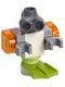 Minifig No: frnd317  Name: Friends Zobo the Robot, Lime Flipper