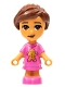 Minifig No: frnd476  Name: Friends Olivia (Nougat) - Micro Doll