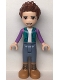 Minifig No: frnd538  Name: Friends Ethan - Sand Blue Trousers, Dark Turquoise Hoodie