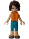 Lot ID: 398851736  Minifig No: frnd650  Name: Friends Marco - Dark Turquoise and Yellow Sleeveless Wetsuit, Orange Life Jacket, Dark Blue Sandals