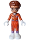 Lot ID: 408141803  Minifig No: frnd692  Name: Friends Olivia (Adult) - Astronaut, Reddish Orange Spacesuit