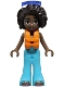 Minifig No: frnd842 Name: Friends Aliya - White Crochet Top, Medium Azure Trousers Bell-Bottoms, Metallic Pink Flip Flops, Orange Life Jacket, Trans-Purple Sunglasses Minifig No: frnd842 Name: Friends Aliya - White Crochet Top, Medium Azure Trousers Bell-Bottoms, Metallic Pink Flip Flops, Orange Life Jacket, Trans-Purple Sunglasses