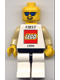 Minifig No: fst001  Name: FIRST LEGO League (FLL) 1999 Pattern