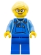 Minifig No: fst046  Name: FIRST LEGO League (FLL) Superpowered Female Mechanic