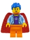 Minifig No: fst051  Name: FIRST LEGO League (FLL) Superpowered Female Superhero