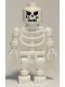 Minifig No: gen004  Name: Skeleton - Evil Skull, Floppy Arms