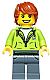 Minifig No: gen070  Name: LEGO Club Lime Max