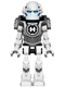Minifig No: hf018  Name: Hero Factory Mini - Stormer - Bright Light Blue Head