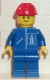 Minifig No: hgh005 Name: Highway Pattern - Blue Legs, Red Construction Helmet Minifig No: hgh005 Name: Highway Pattern - Blue Legs, Red Construction Helmet