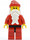Minifig No: hol012  Name: Santa, Red Legs with Black Hips, Freckles