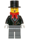 Minifig No: hol064  Name: Caroler, Male - Tuxedo Shirt and Gold Watch Fob