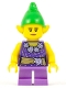 Minifig No: hol085  Name: Elf - Female, Dark Purple Top