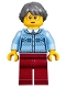 Minifig No: hol092  Name: Winter Holiday Train Station Grandmother