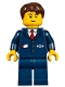 Minifig No: hol094  Name: Winter Holiday Train Station Ticket Agent