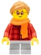 Minifig No: hol117  Name: Girl with Scarf