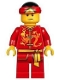 Minifig No: hol136  Name: Dragon Dance Performer, Tied Red Bandana, Angry Eyebrows and Scowl