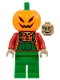Minifig No: hol303  Name: Jack-'o-Lantern Scarecrow Suit Guy