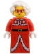 Minifig No: hol361  Name: Mrs. Claus - Red Dress