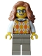 Minifig No: hol405 Name: Carol Choir Double Bass Player - Female, Tan Knit Argyle Sweater Vest Minifig No: hol405 Name: Carol Choir Double Bass Player - Female, Tan Knit Argyle Sweater Vest