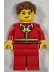 Minifig No: hol418 Name: Woman - Red Tang Jacket with Gold Chinese Scrollwork, Red Legs, Brown Short Hair Minifig No: hol418 Name: Woman - Red Tang Jacket with Gold Chinese Scrollwork, Red Legs, Brown Short Hair