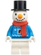 Minifig No: hol432 Name: Snowman - Red Scarf, Dark Azure Christmas Sweater Minifig No: hol432 Name: Snowman - Red Scarf, Dark Azure Christmas Sweater
