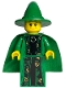 Minifig No: hp022  Name: Professor Minerva McGonagall, Green Robe and Cape