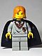 Minifig No: hp030  Name: Ginny Weasley, Gryffindor Shield Torso, Light Gray Legs, Black Cape with Stars